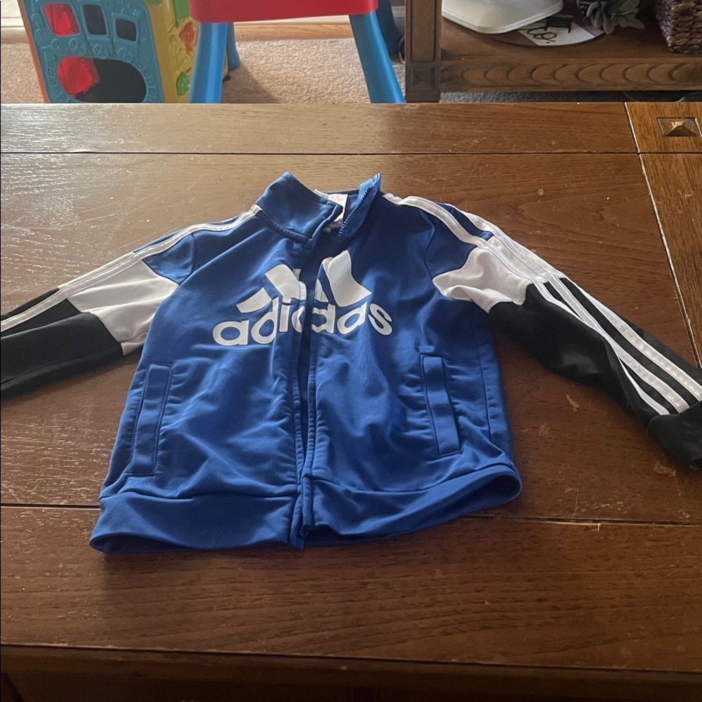 Adidas Blue Jacket with Logo